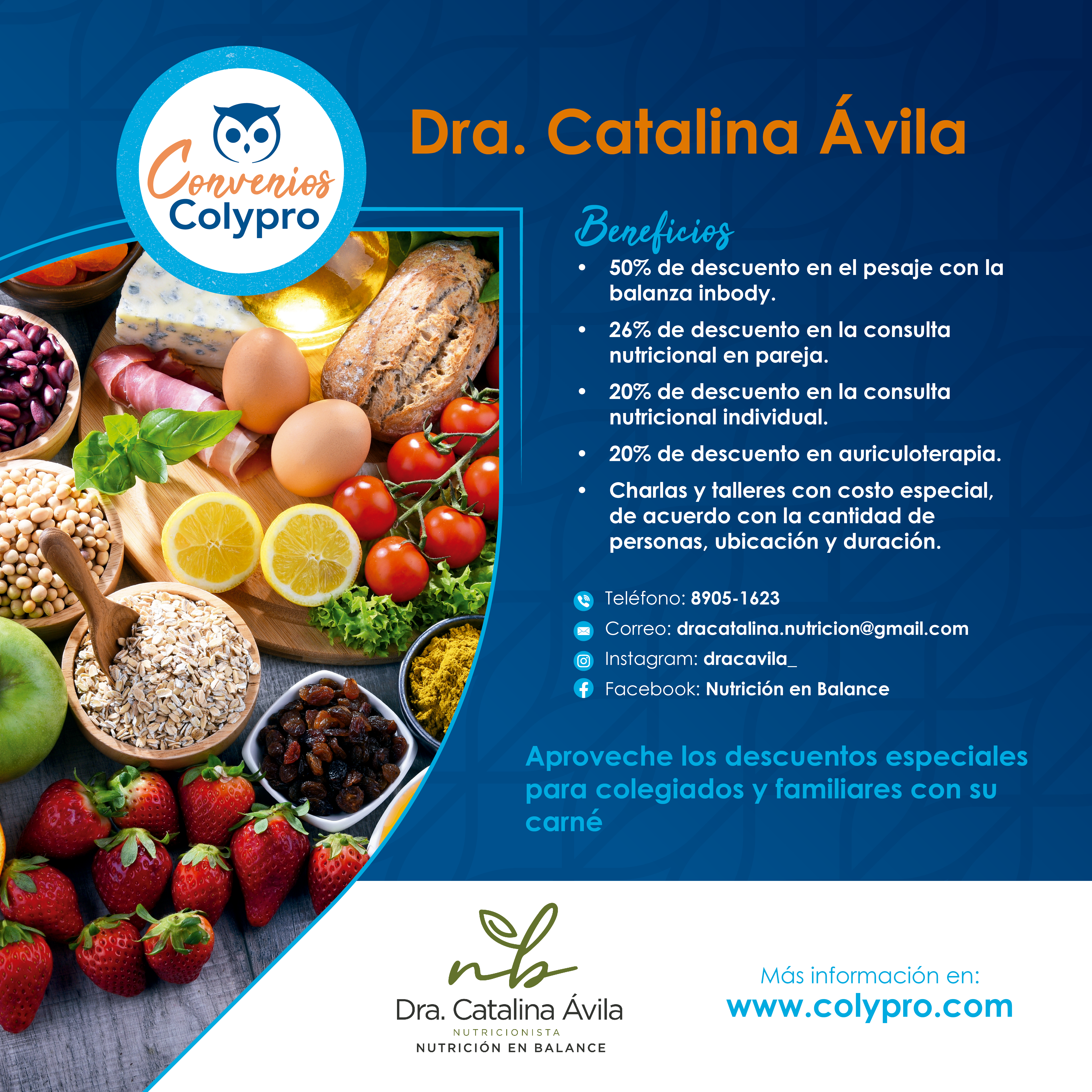 Afiche convenio Dra Catalina Avila