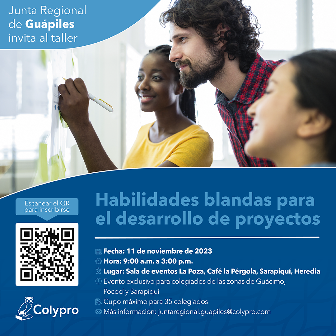 Afiche Habilidades blandas para el desarrollo de proyectos