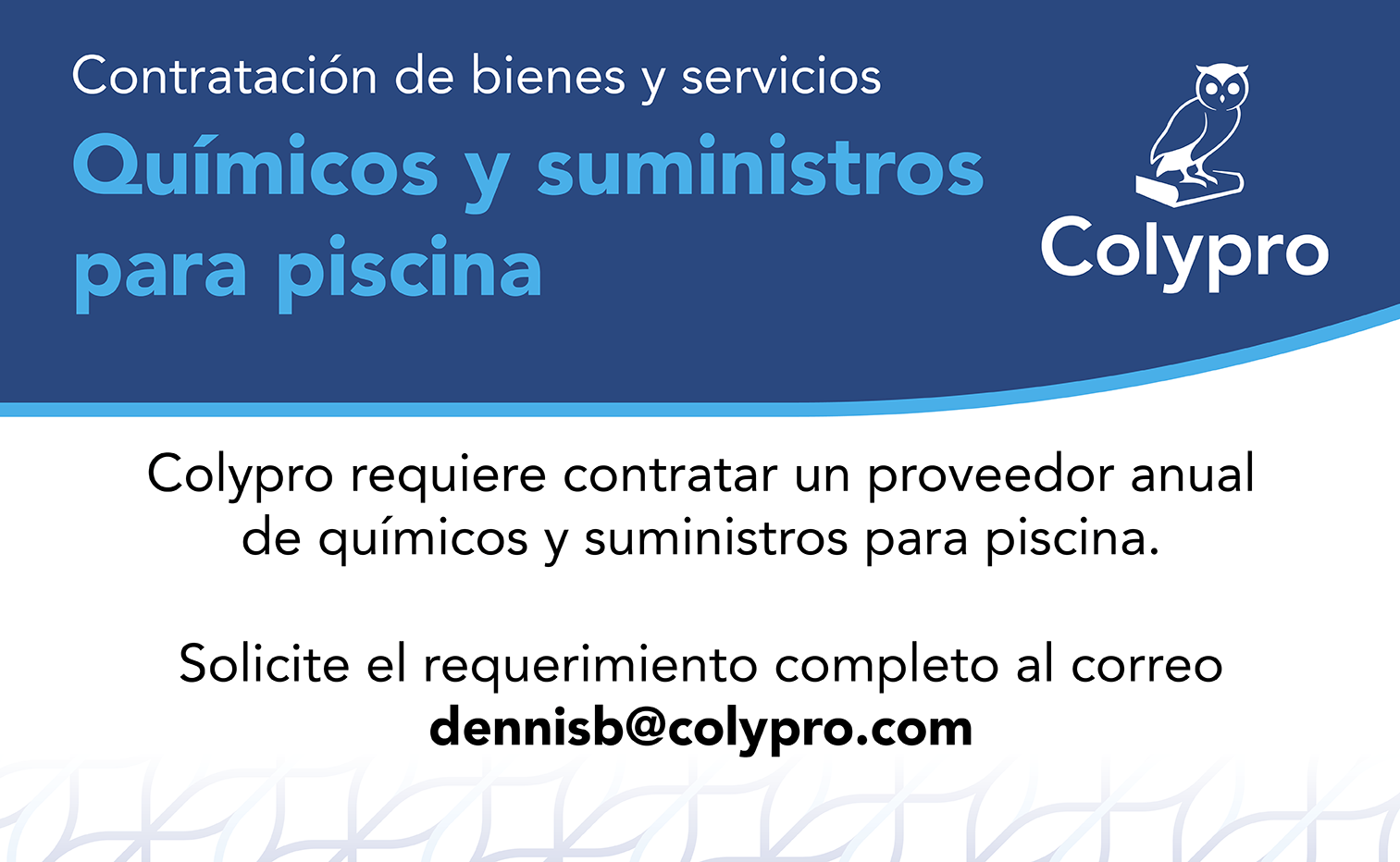 Contratación Químicos Piscina