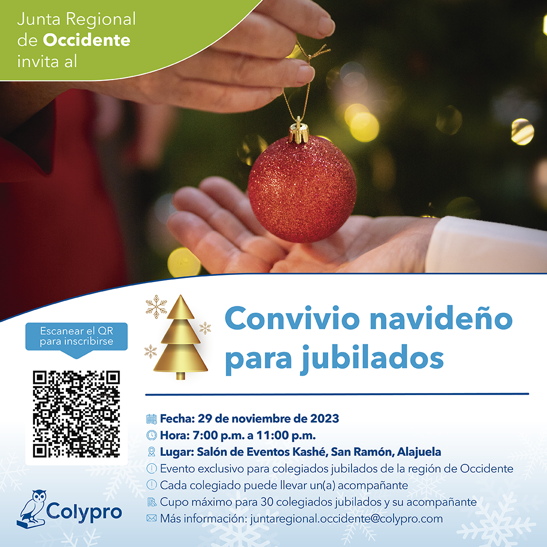 Afiche Convivio Navideño Jubilados de Occidente