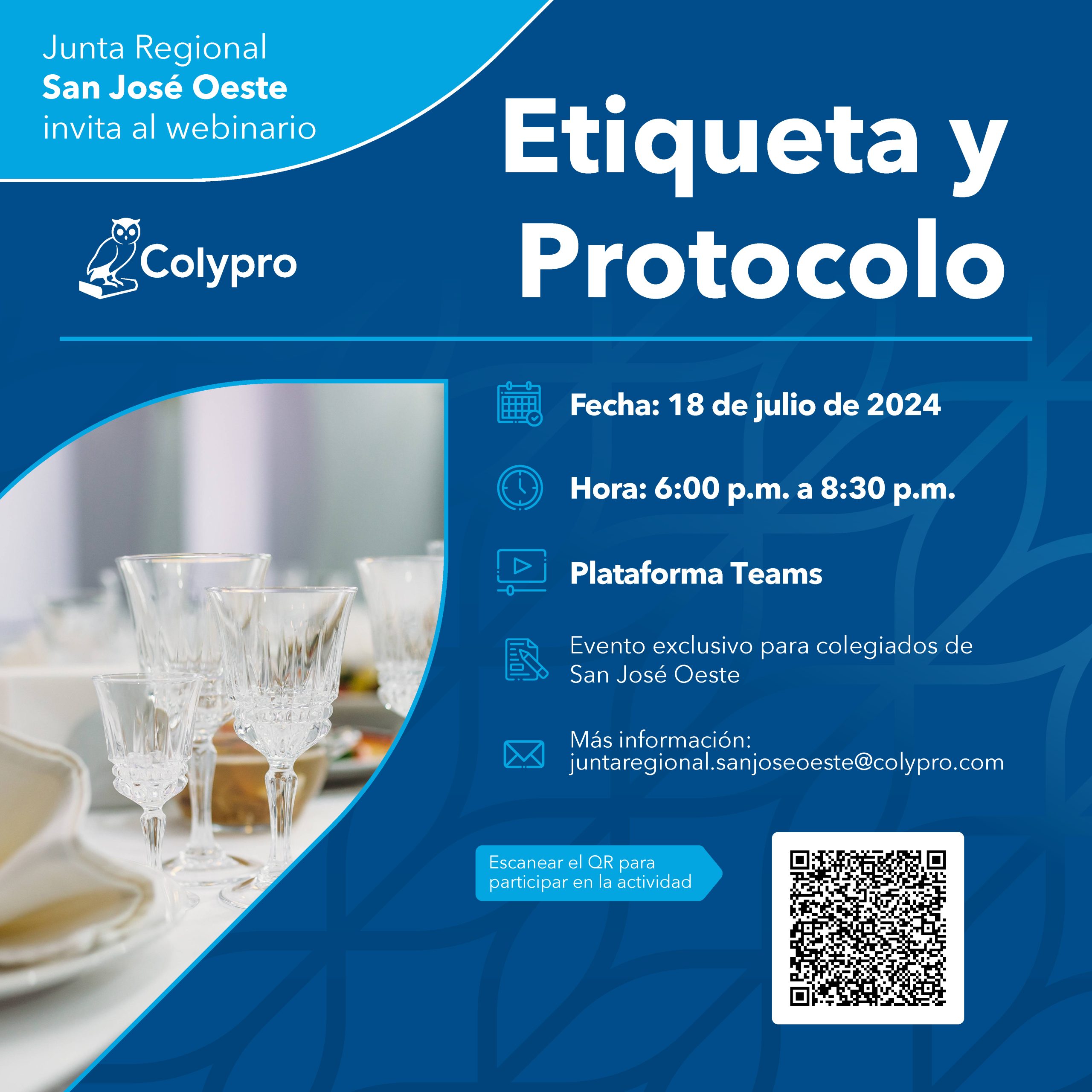 Webinario Etiqueta y protocolo