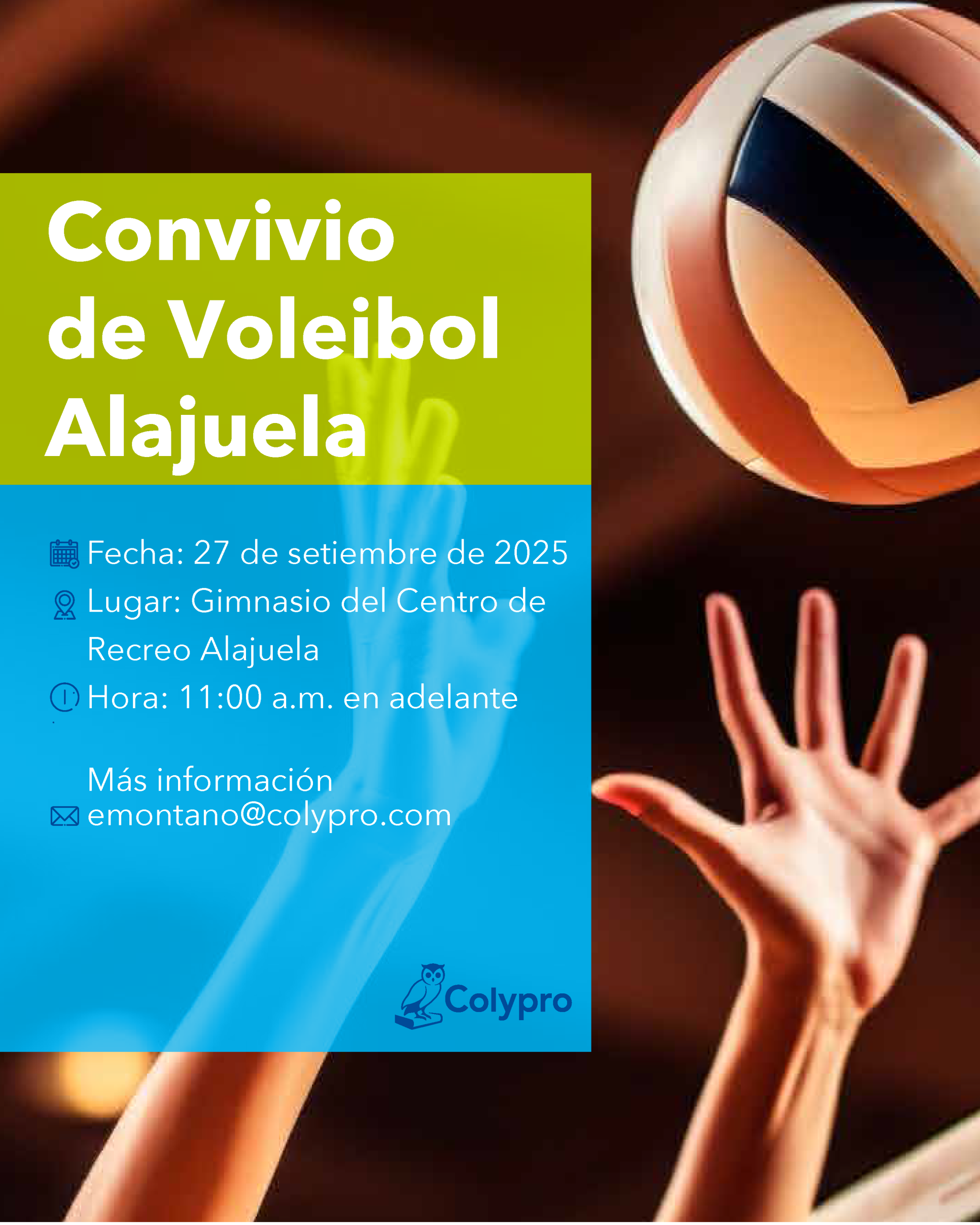 Convivio de Voleibol en Alajuela