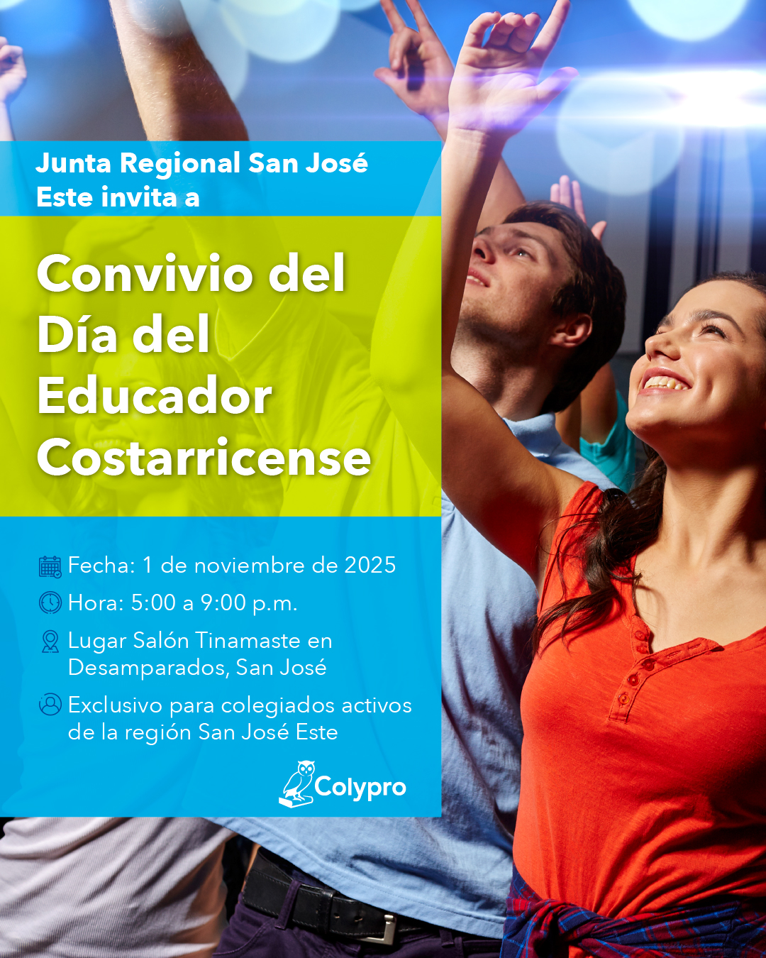 Convivio del Día del Educador Costarricense - Junta Regional San José Este