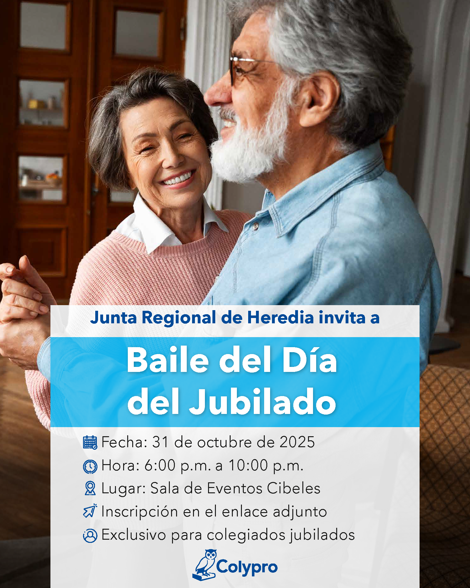 Baile del Día del Jubilado - Junta Regional Heredia