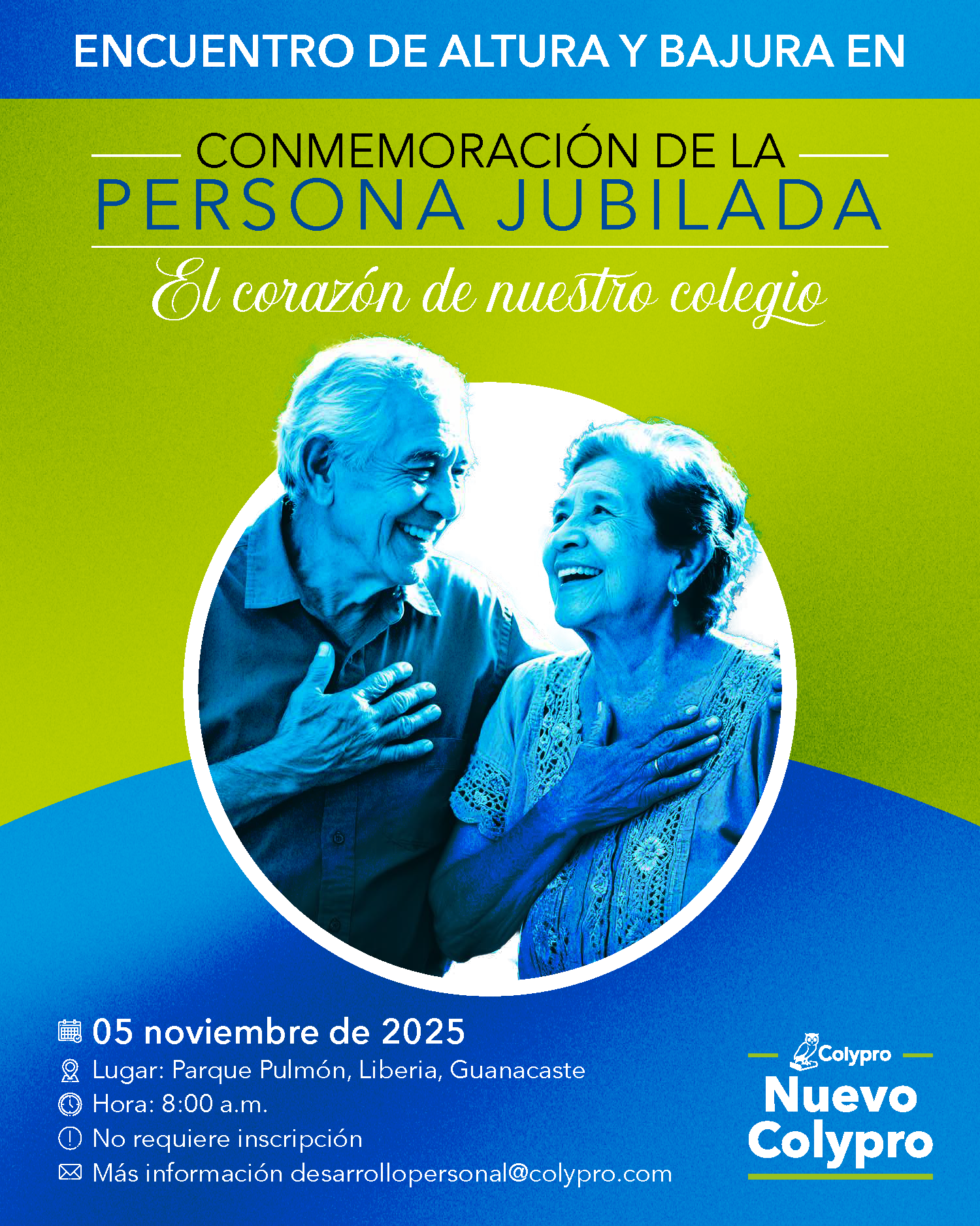 Conmemoración de la Persona Jubilada "El corazón de nuestro colegio" Guanacaste