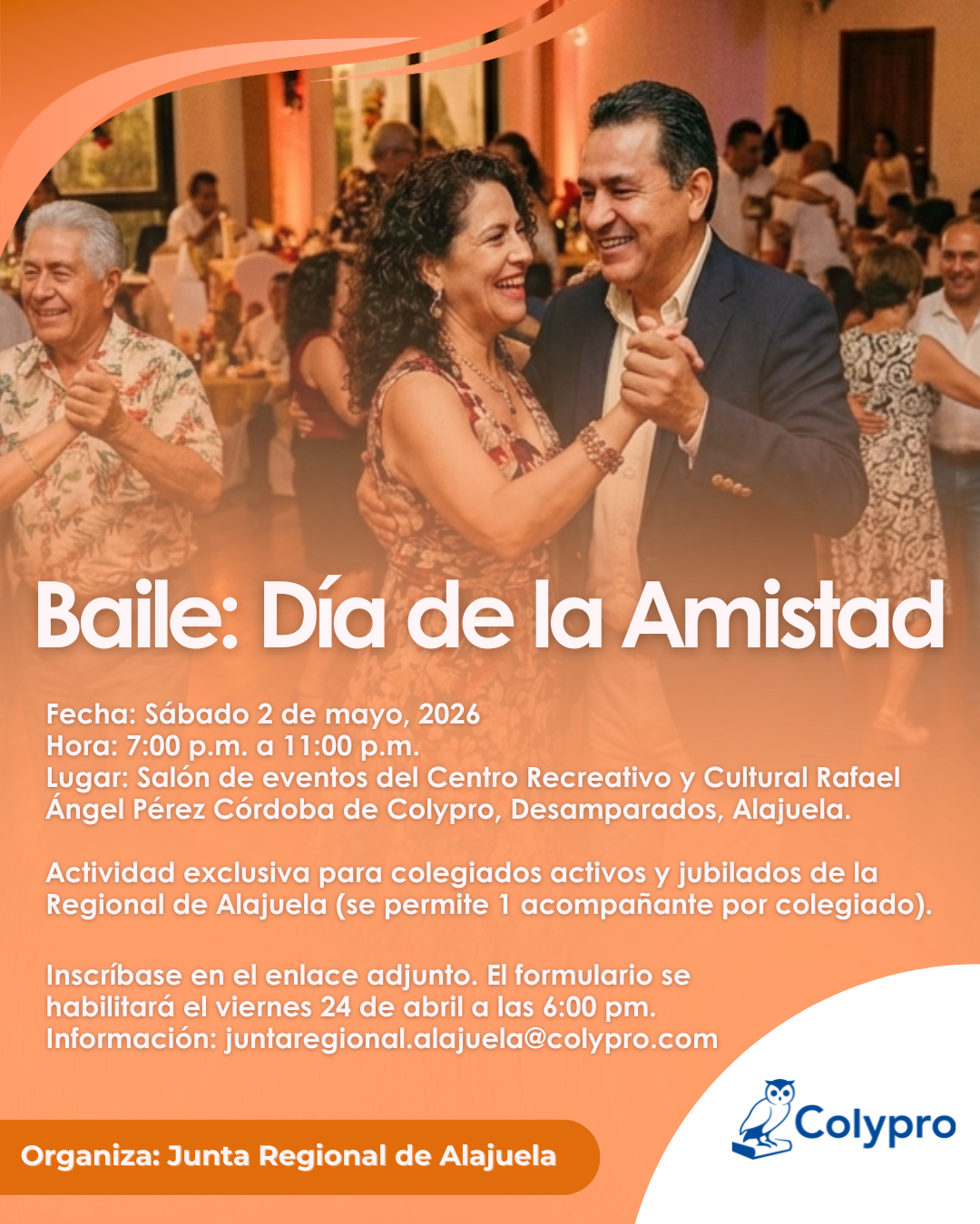 Baile: Día de la Amistad - Junta Regional Alajuela
