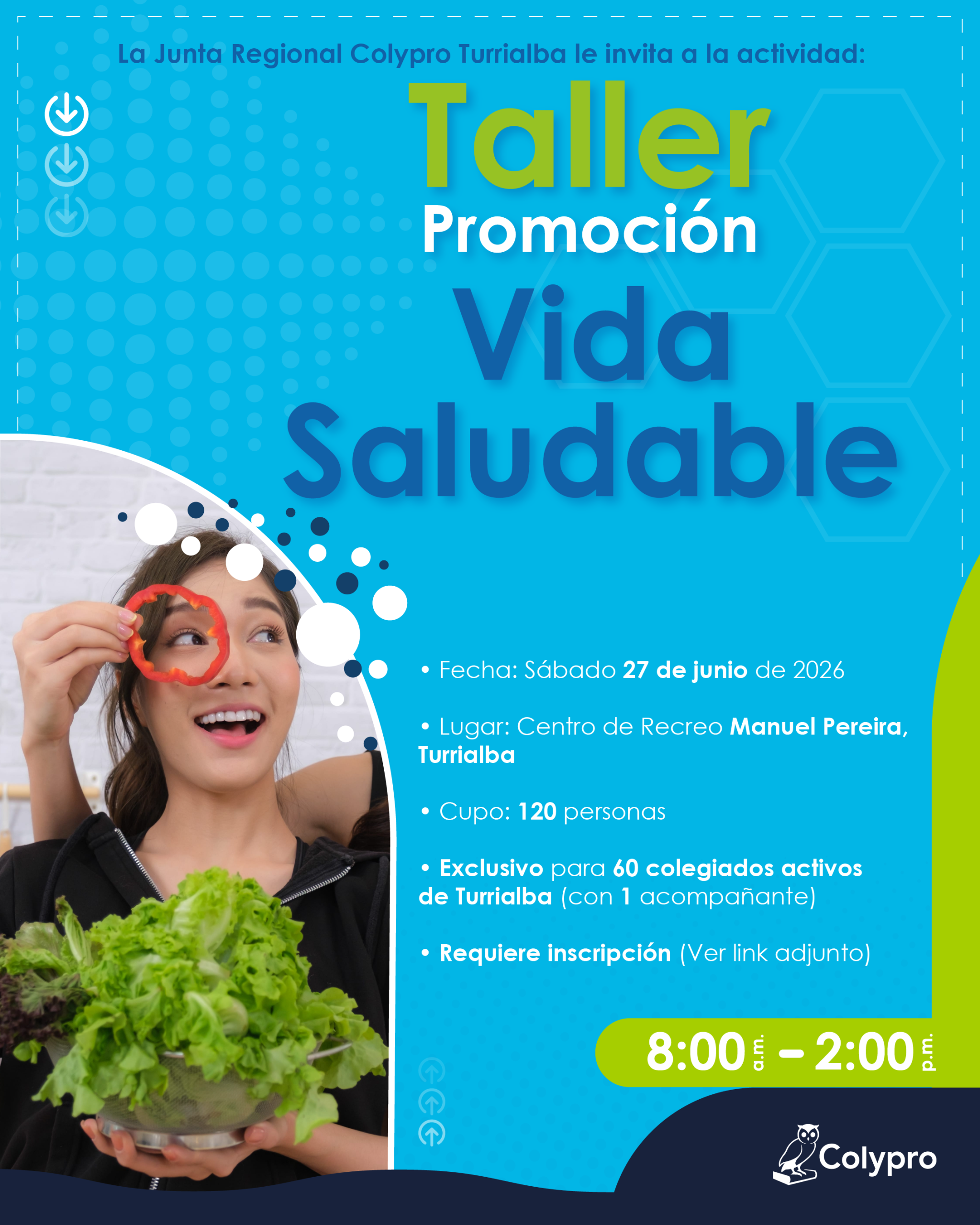 Taller: Promoción Vida Saludable - Junta Regional Turrialba