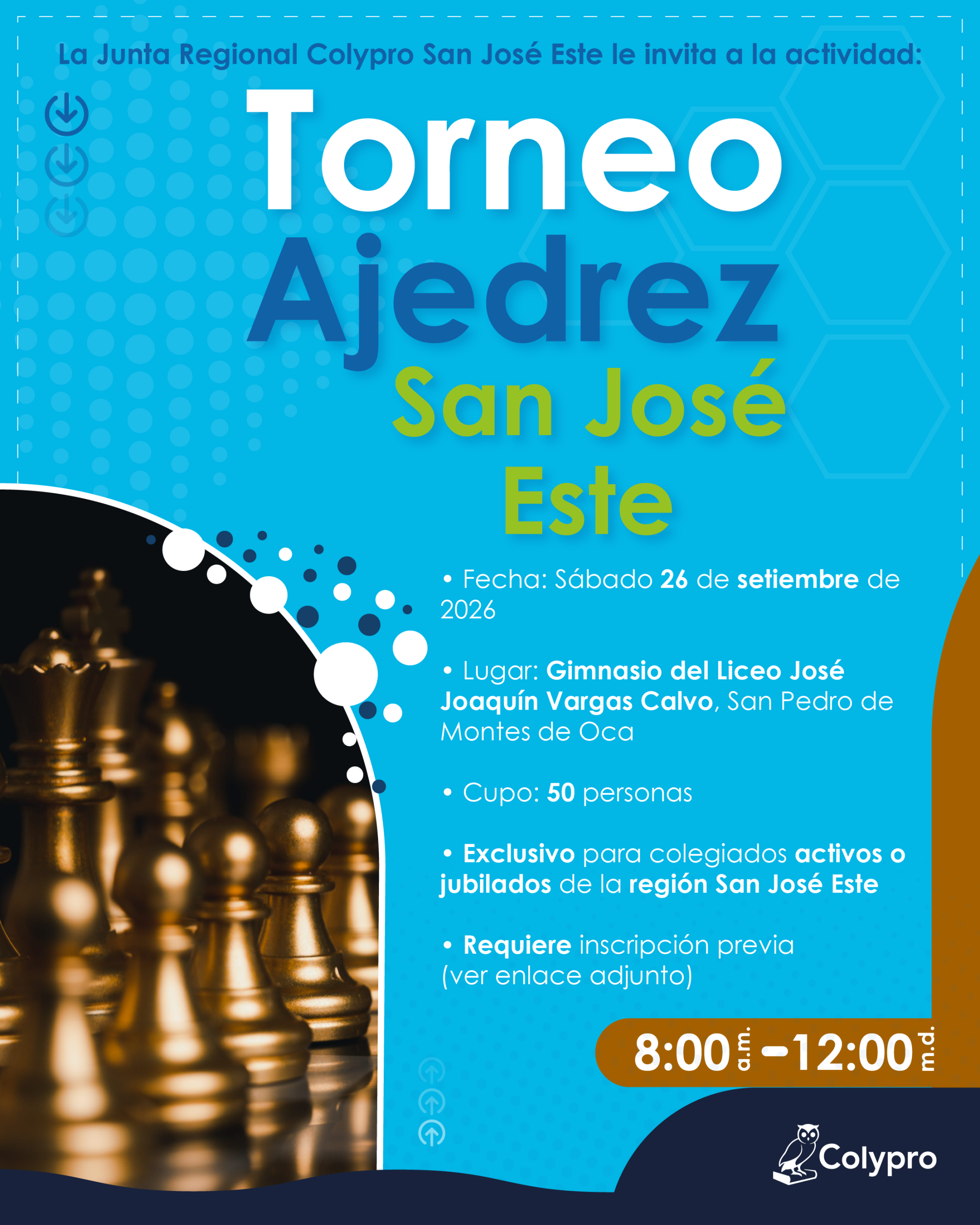 “Torneo de Ajedrez San José Este” - Junta Regional San José Este