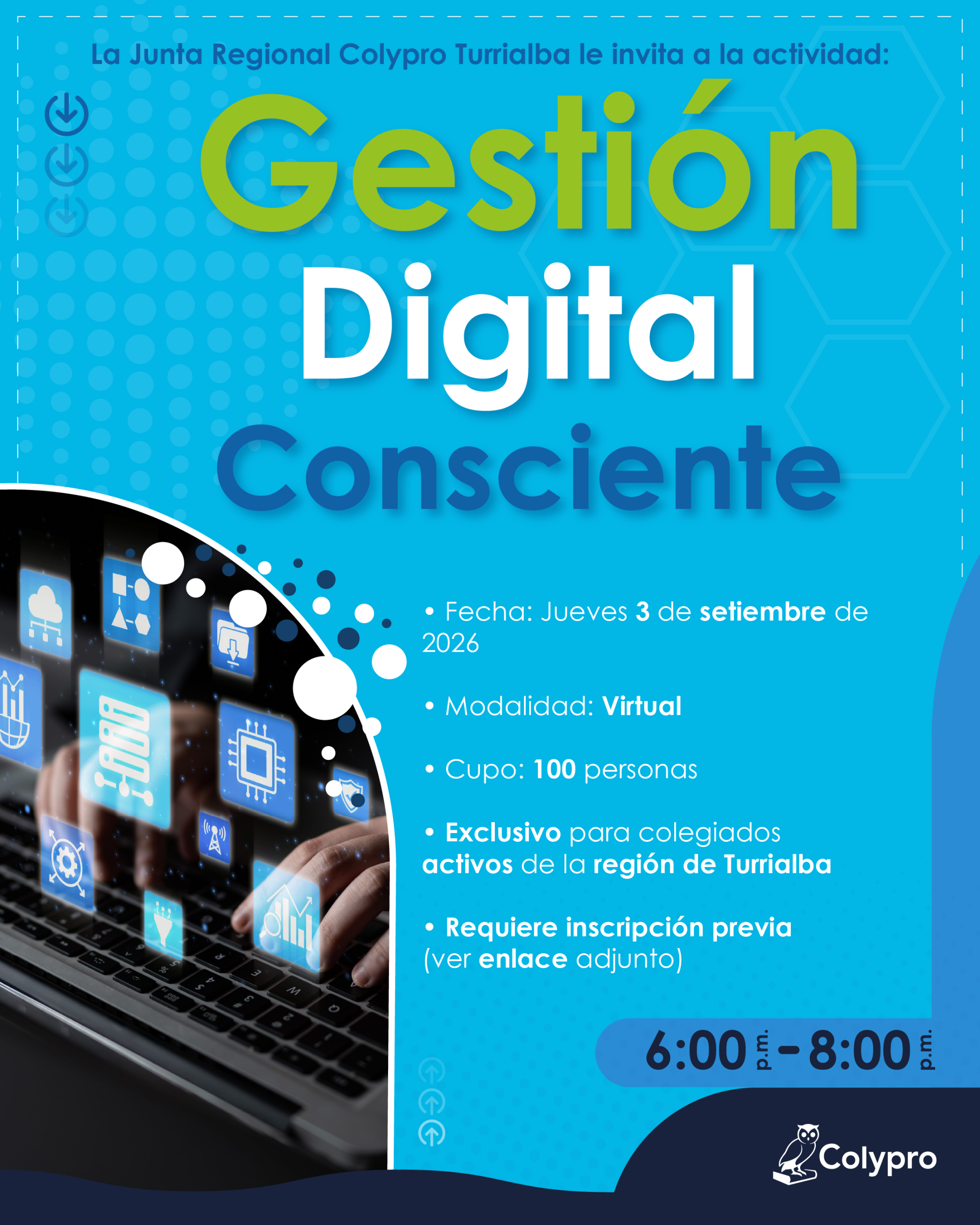 Actividad "Gestión Digital Consciente” - Junta Regional Turrialba