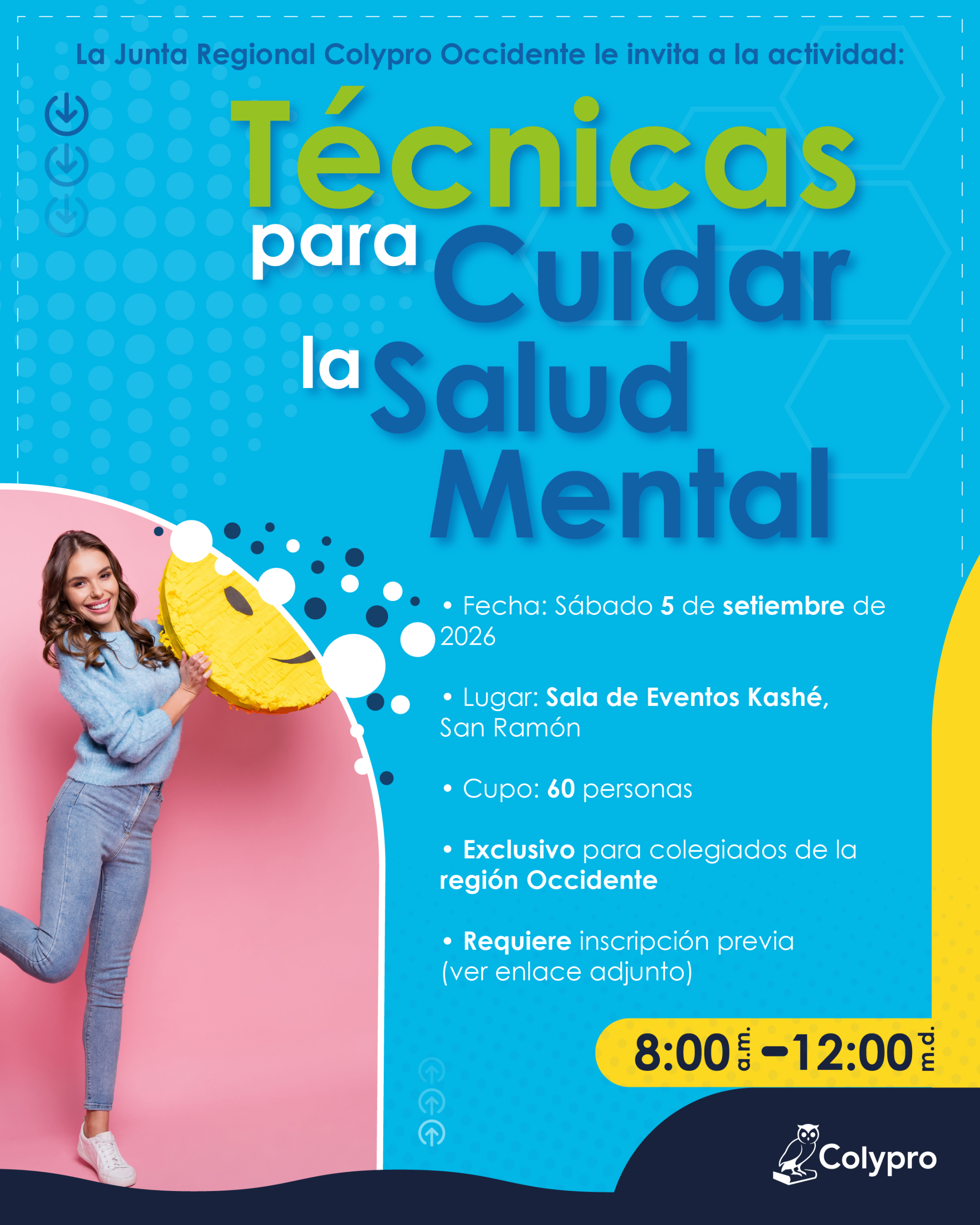 Actividad "Técnicas para cuidar la Salud Mental” - Junta Regional Occidente