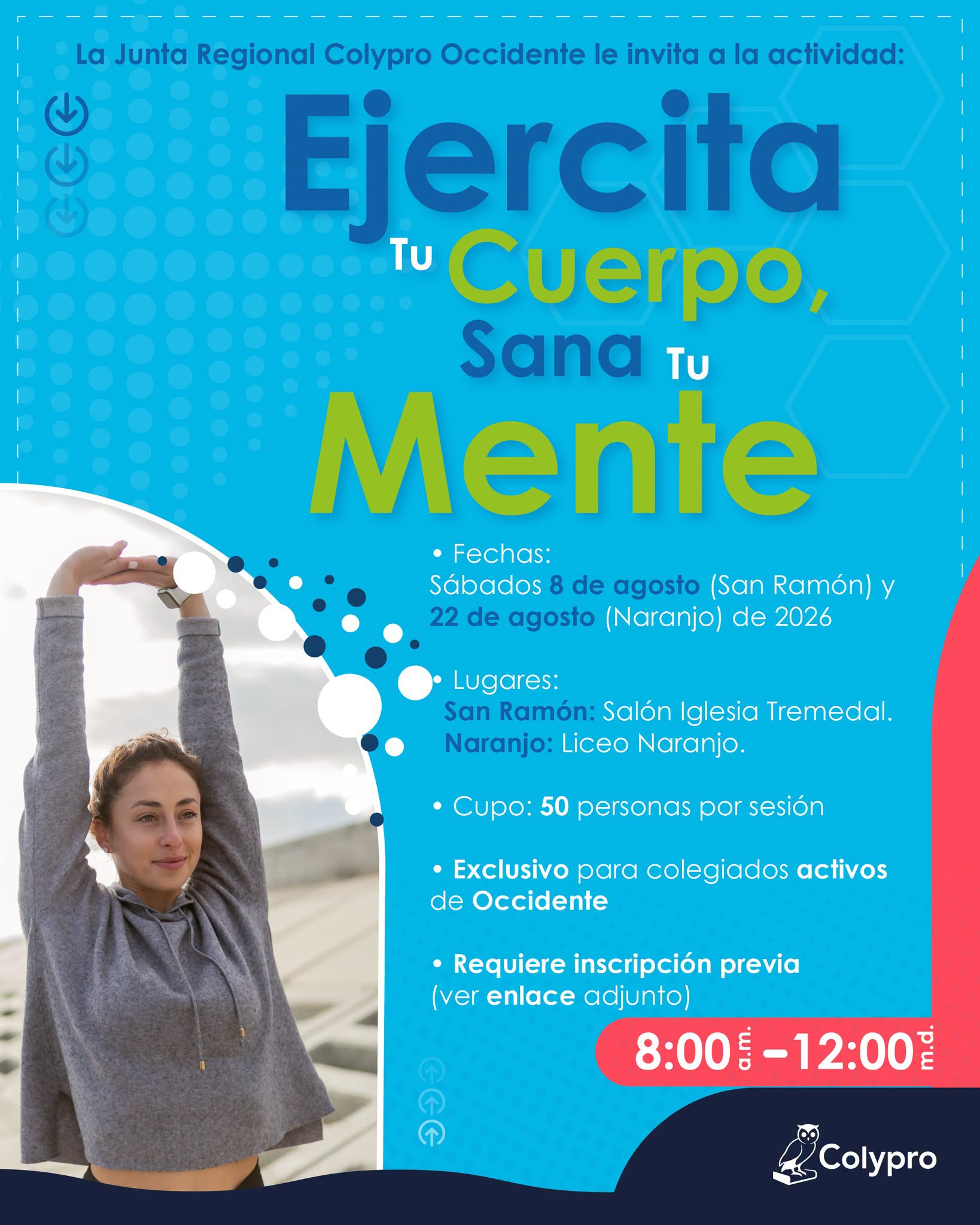 Actividad: Ejercitá tu cuerpo, saná tu mente - Junta Regional Occidente