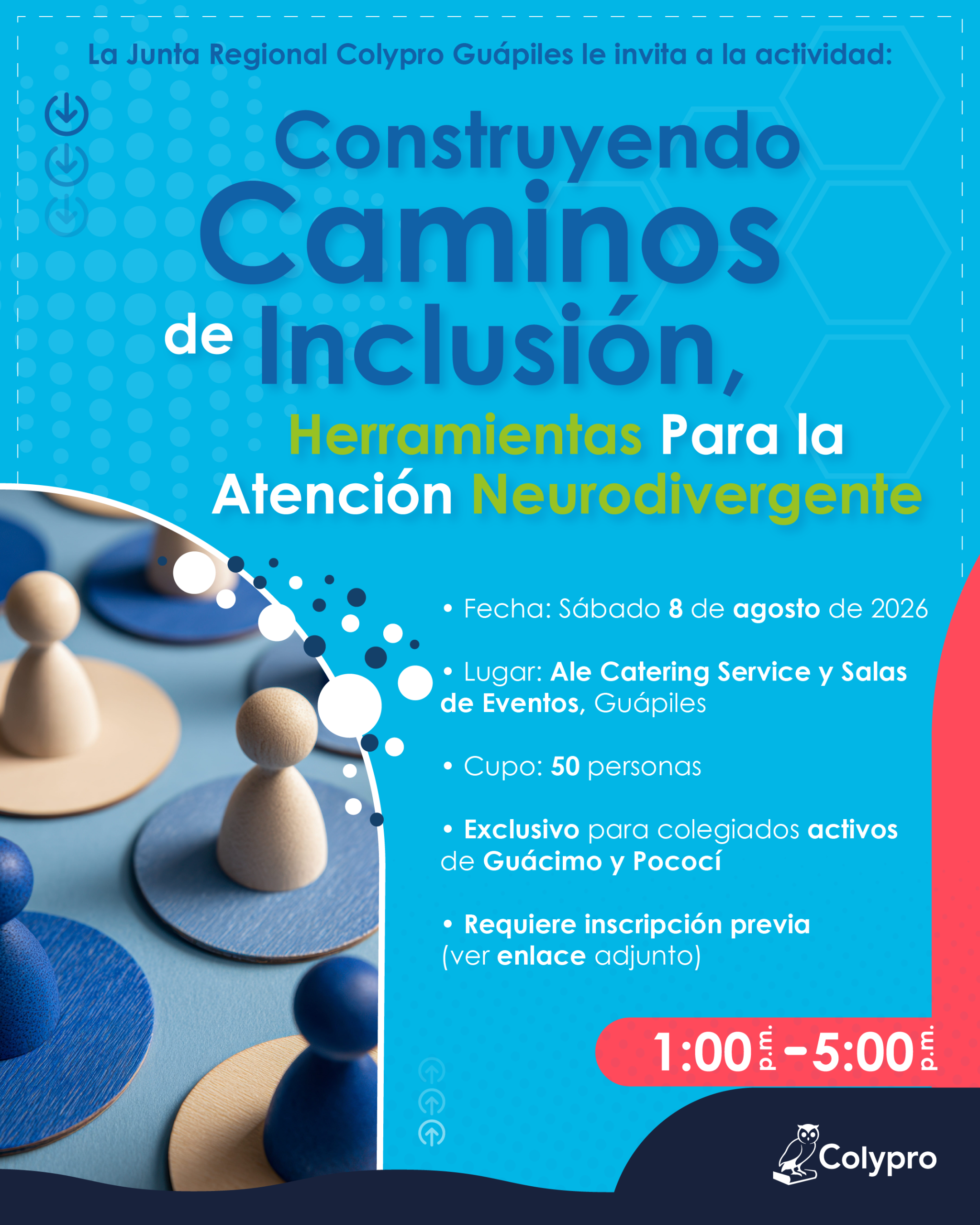 Actividad: Construyendo Caminos de Inclusión, herramientas para la atención neurodivergente - Junta Regional Guápiles