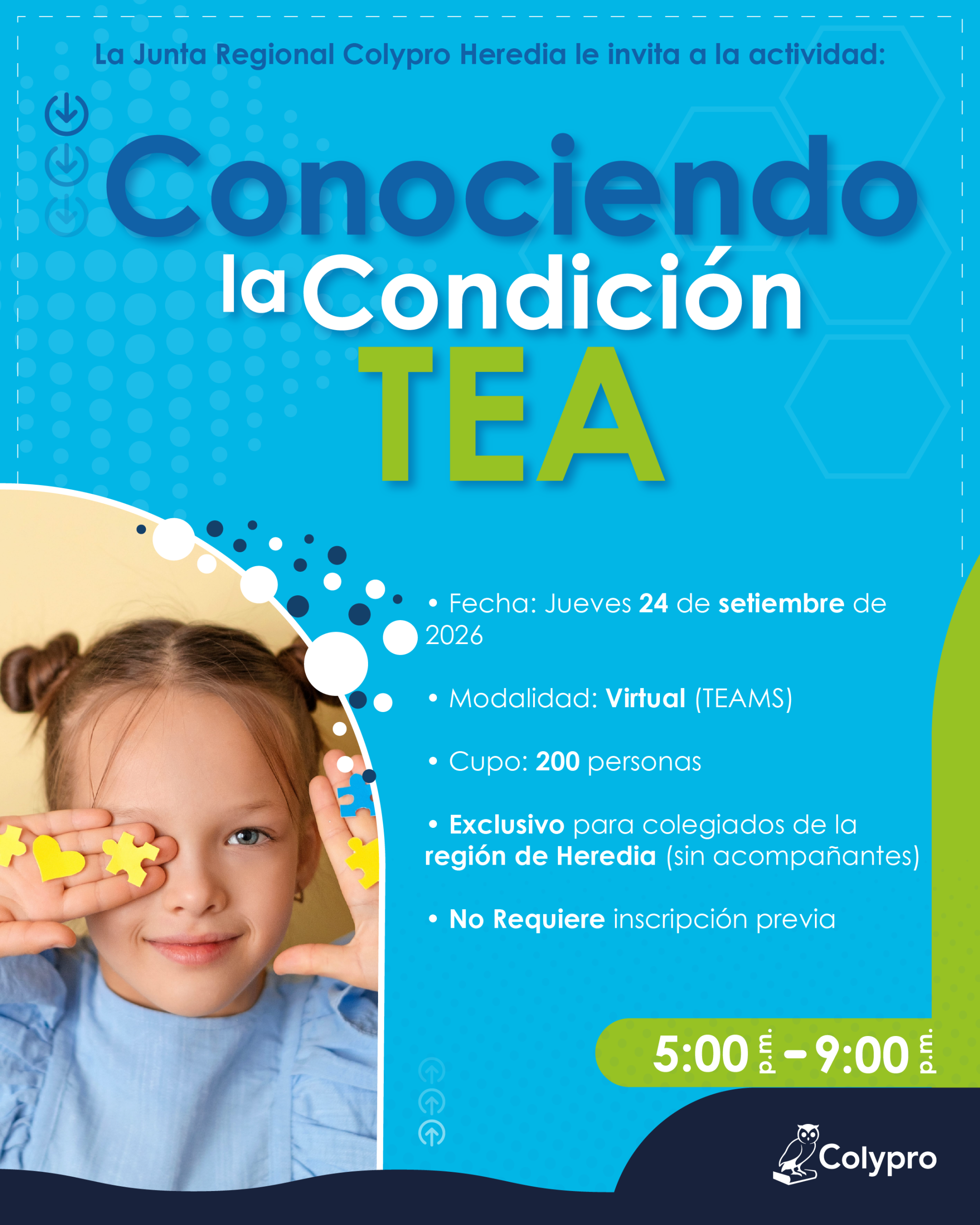 Actividad “Conociendo la condición TEA” - Junta Regional Heredia
