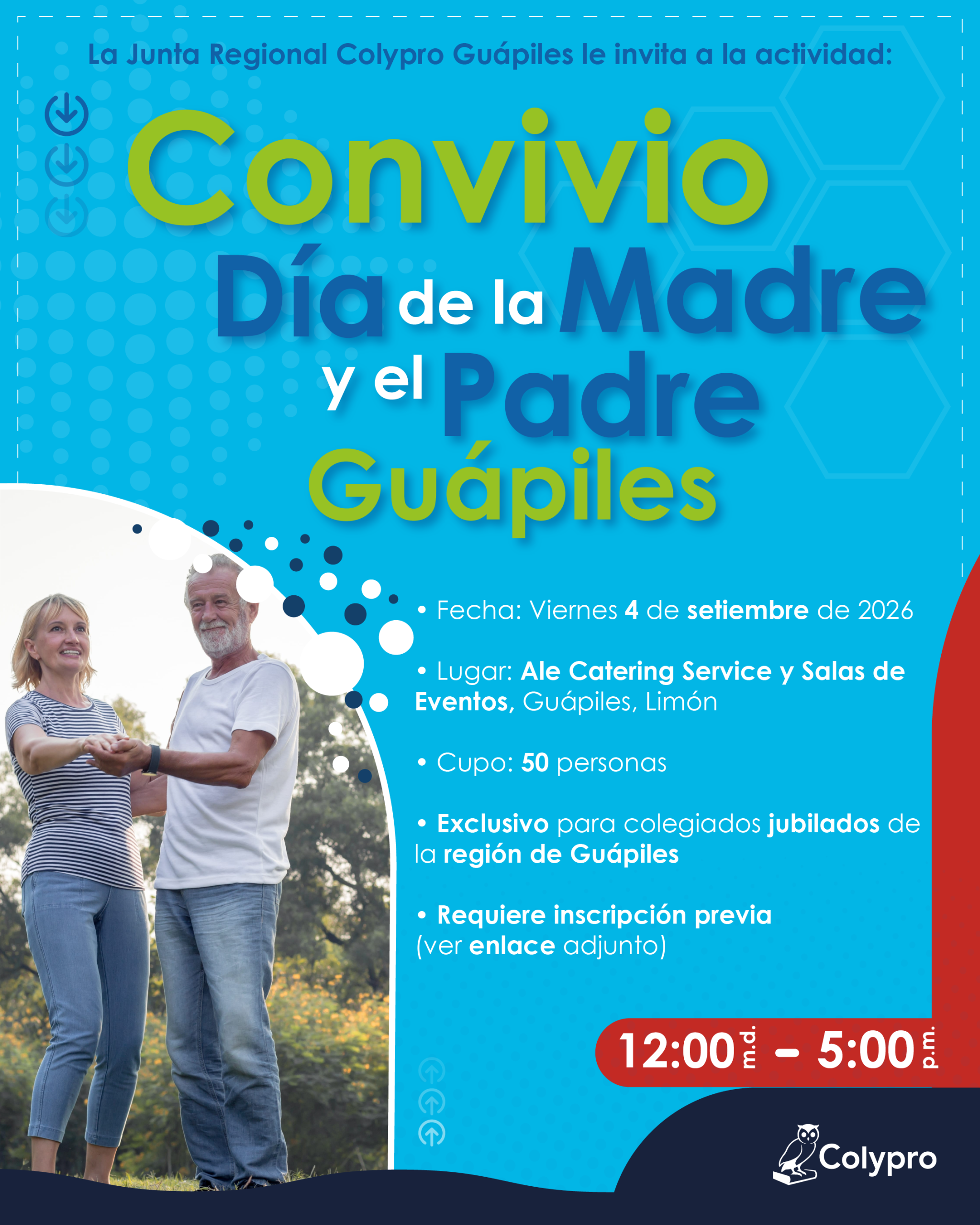 "Convivio Día de la madre y el padre” - Junta Regional Guápiles