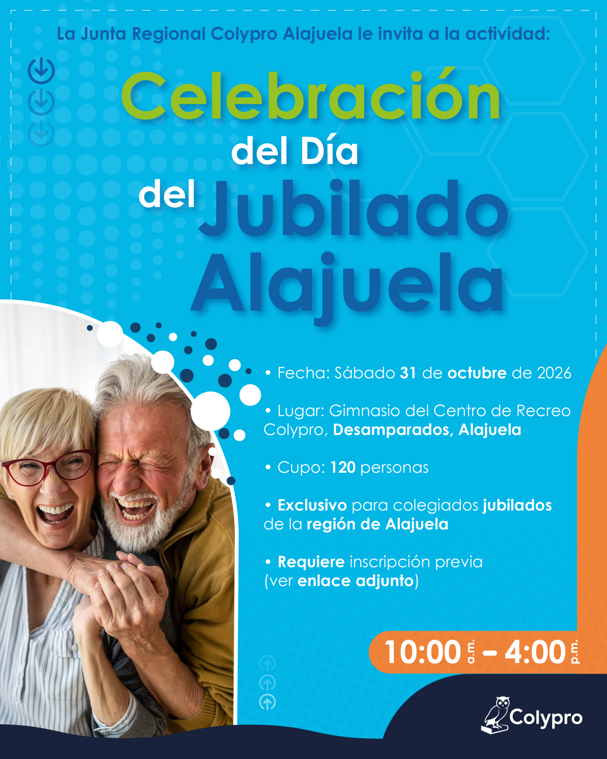Actividad “Celebración del Día del Jubilado Alajuela” - Junta Regional Alajuela